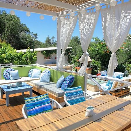 Blue Sky Cottage, Kanouli Beach Halikounas Esterno foto