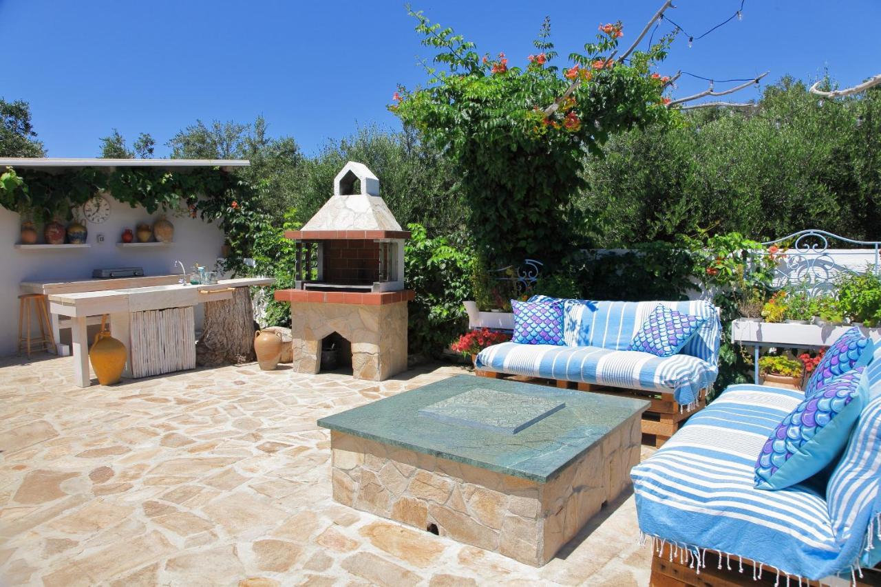 Blue Sky Cottage, Kanouli Beach Halikounas Esterno foto