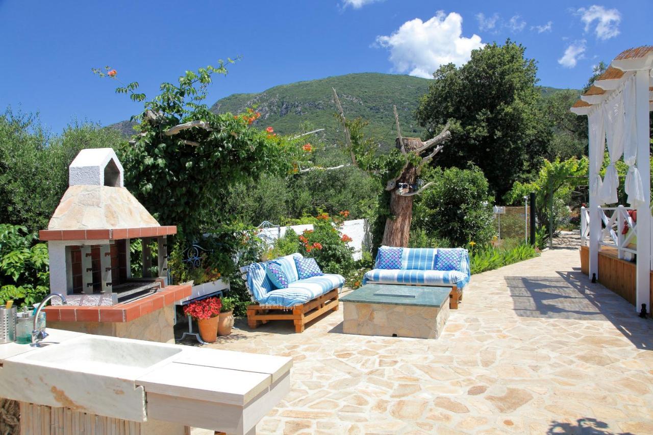 Blue Sky Cottage, Kanouli Beach Halikounas Esterno foto