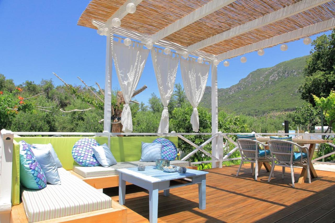 Blue Sky Cottage, Kanouli Beach Halikounas Esterno foto