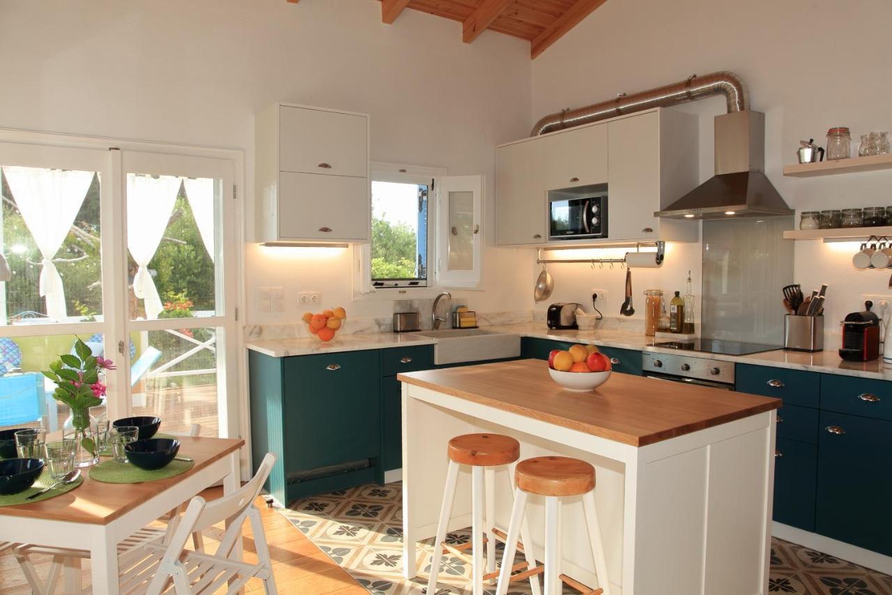 Blue Sky Cottage, Kanouli Beach Halikounas Esterno foto