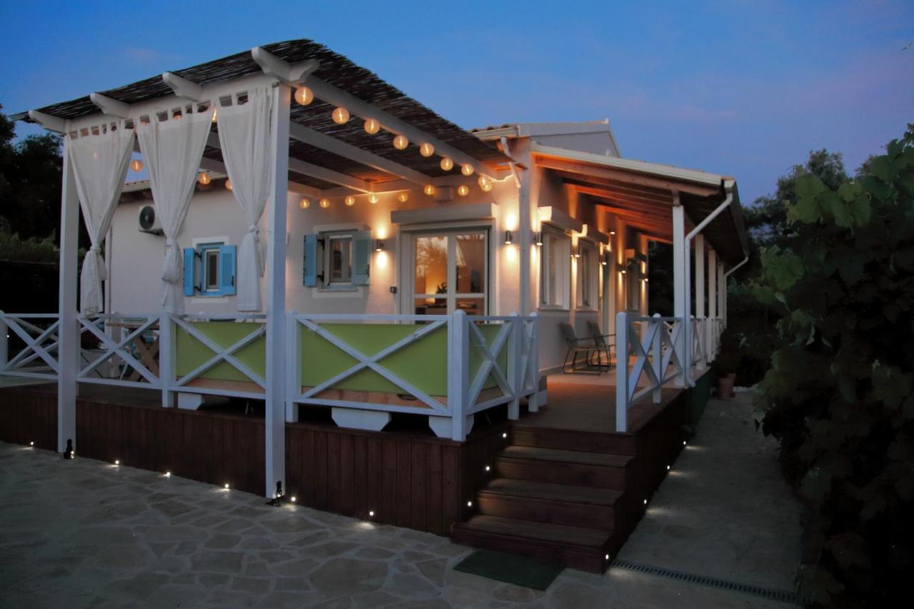 Blue Sky Cottage, Kanouli Beach Halikounas Esterno foto